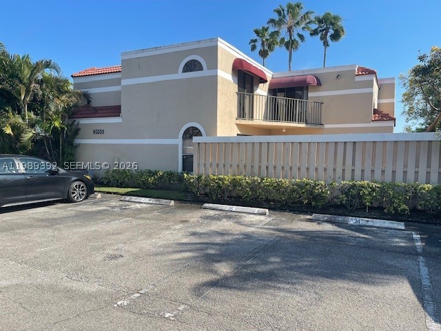 Front exterior of 3955 Village Drive Unit D in Delray Beach